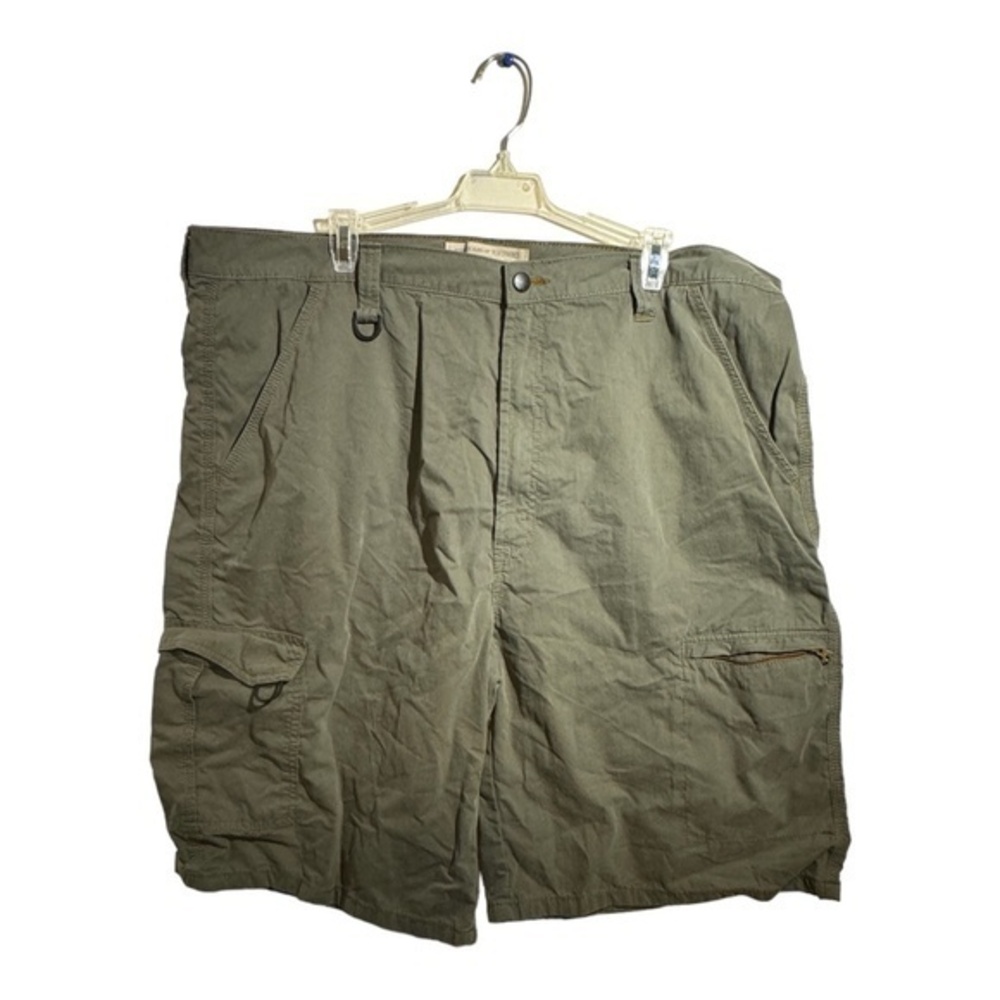 Wrangler Performance Series Mens Cargo Shorts Army Green Size 40